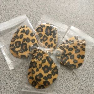 Cheetah earrings